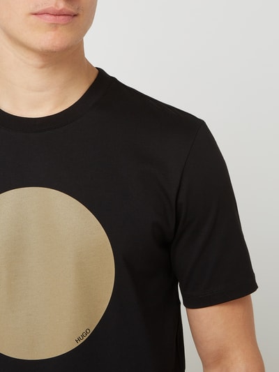 HUGO T-Shirt aus Baumwolle Modell 'Doriole'  Black 3