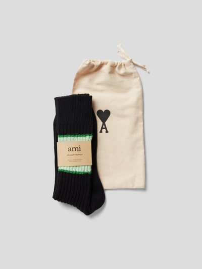 ami Socken mit Logo-Stitching Gruen 4