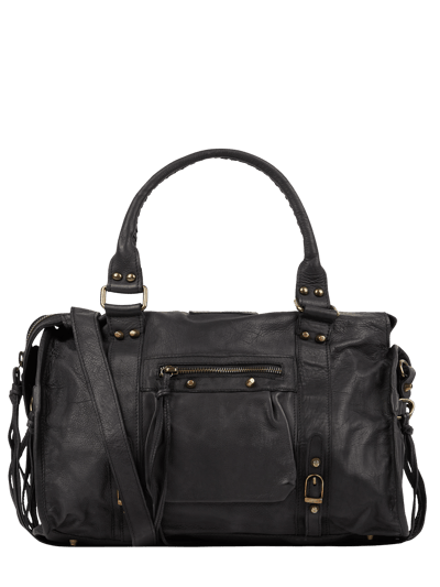 Lara Laurén Handtasche aus Leder Modell 'Frida'  Black 2