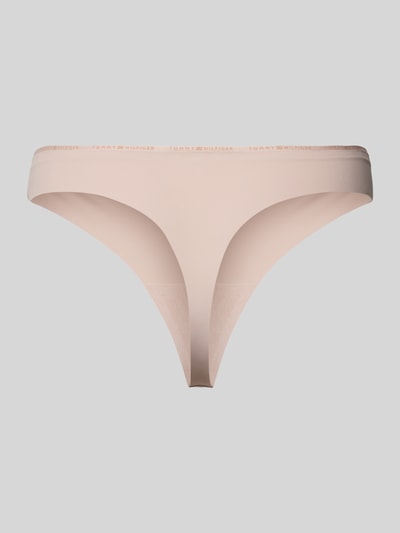 TOMMY HILFIGER String mit Label-Details Modell 'Invisible' Beige 3