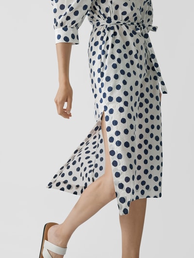 BAUM & PFERDGARTEN Midikleid mit Polka Dots Weiß 6