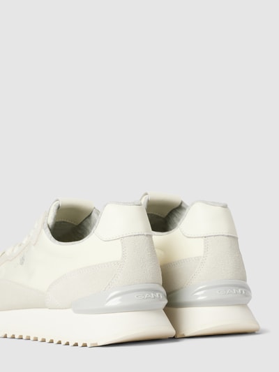 Gant Sneaker aus Leder-Mix Offwhite 2