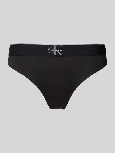 Calvin Klein Underwear String mit Logo-Muster Black 1