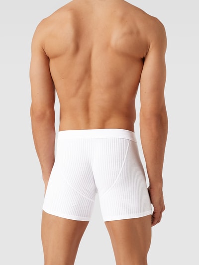 Schiesser Boxershort in riblook in een set van 2 stuks Wit - 4