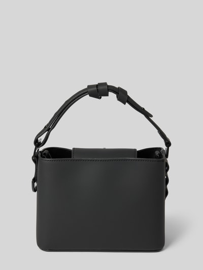 GASTON LUGA Handtasche mit Strasssteinbesatz Modell 'Spläshini' Black 4