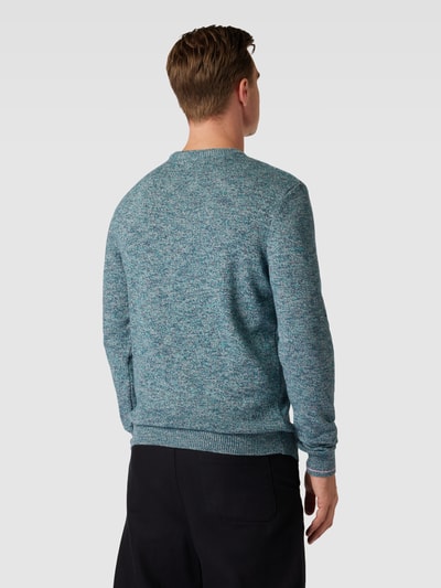 Scotch & Soda Sweter z dzianiny z efektem melanżu Zielony 5