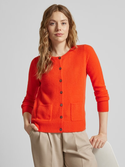 Christian Berg Woman Strickjacke mit aufgesetzten Eingrifftaschen Rot 3