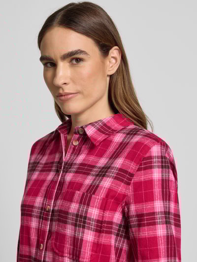 Christian Berg Woman Relaxed Fit Hemdbluse mit Brusttasche Pink 3