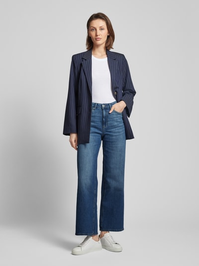 Vero Moda Flared Cut Jeans in unifarbenem Design Modell 'TESSA' Royal Melange 1