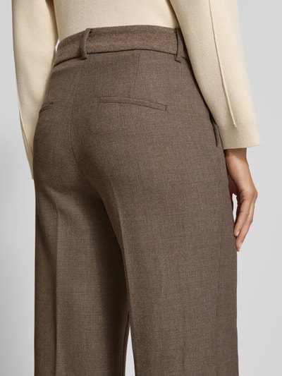 Cambio Spodnie w kant model ‘AMELIE’ Średniobrązowy 3