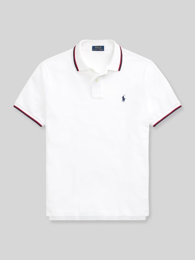 Polo Ralph Lauren Koszulka polo o kroju regular fit z czystej bawełny z paskami w kontrastowym kolorze Biały 2