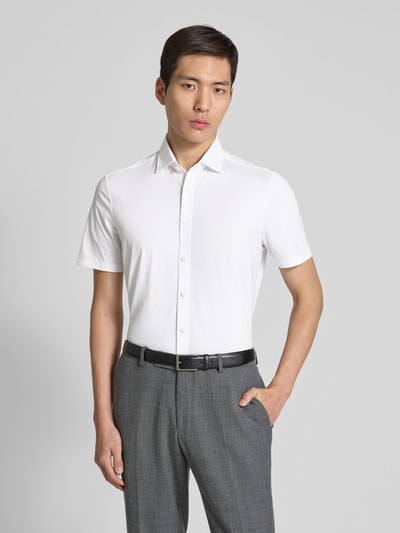 OLYMP Level Five Slim Fit Businesshemd mit 1/2-Arm  Weiss 4