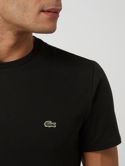 Lacoste Regular Fit T-Shirt aus Pima-Baumwolle Black 3