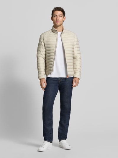 Save The Duck Steppjacke mit Zweiwege-Reißverschluss Modell 'ALEXANDER' Beige 1