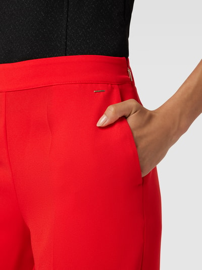 JOOP! Stoffen broek met persplooien Rood - 3