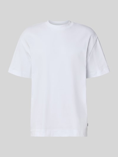 Les Deux T-Shirt mit Rundhalsausschnitt Modell 'Carl' Weiss 2