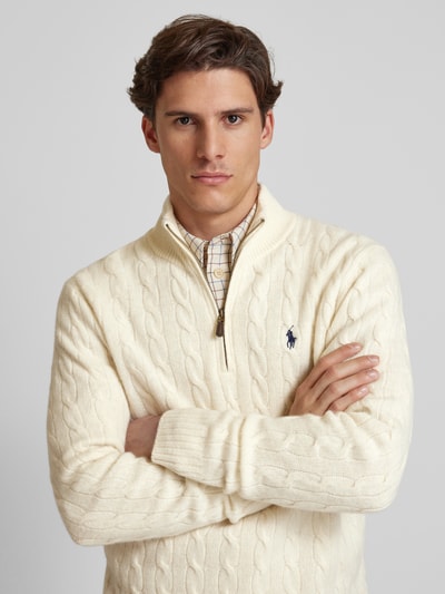 Polo Ralph Lauren Pullover met kasjmier Offwhite - 3