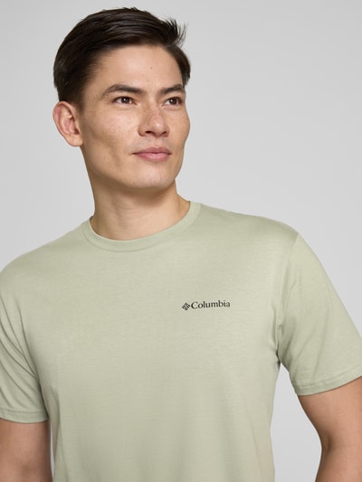 COLUMBIA T-Shirt mit Label-Stitching Mint 3