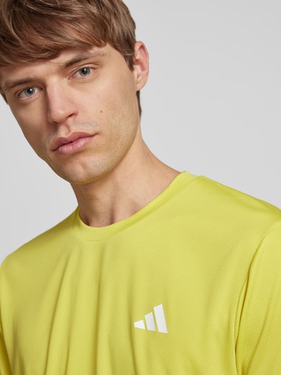 adidas Training T-shirt met logoprint Geel - 3