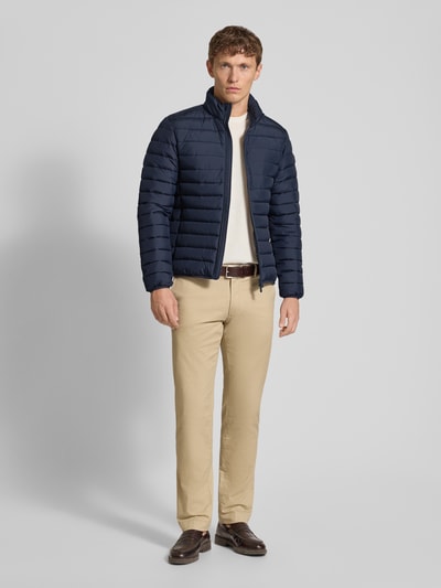 SAVE THE DUCK Kurtka pikowana z zamkiem błyskawicznym dwustronnym model ‘ERION’ Granatowy 1