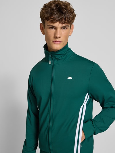 Ellesse Trainingsjack met opstaande kraag, model 'TOSCIANA' Donkergroen - 3