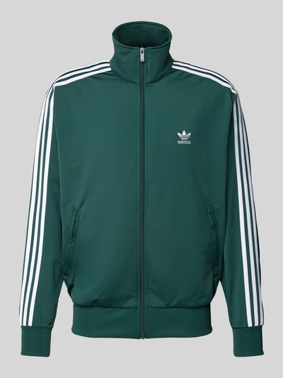 adidas Originals Sweatjacke mit Stehkragen Dunkelgruen 1