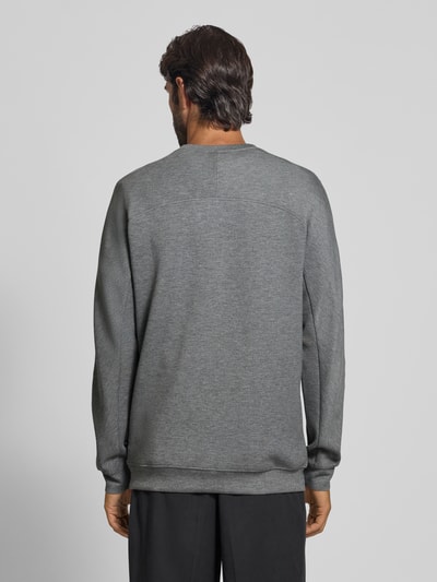 Matinique Sweatshirt mit Label-Detail Modell 'harry' Hellgrau Melange 5