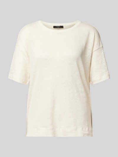 Weekend Max Mara T-shirt met extra brede schouders, model 'BARCA' Offwhite - 2