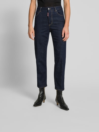 Dsquared2 Straight Fit Jeans mit Label-Detail Marine 4