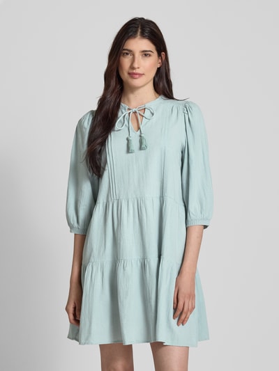 VERO MODA Tunikakleid aus reiner Baumwolle Modell 'PRETTY' Schilf 4