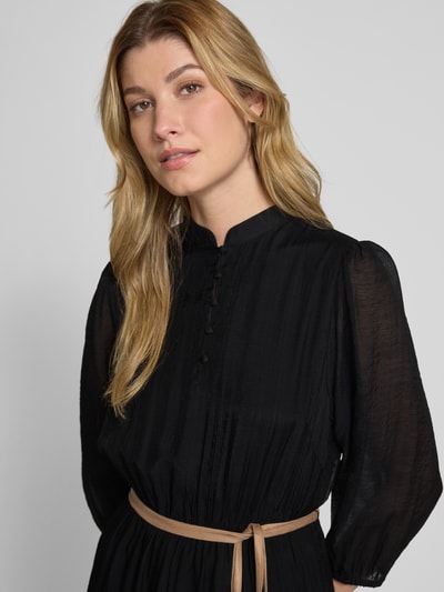 Christian Berg Woman Selection Knielanges Kleid aus Viskose-Mix Black 3