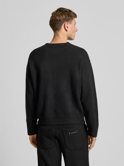 ANOTHER COTTON LAB Strickpullover mit Label-Detail Black 5