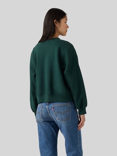 Levi's® Relaxed Fit Sweatshirt aus Baumwoll-Mix mit Logo-Stitching Dunkelgruen 5
