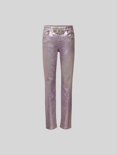 Diesel Jeans im schimmernden Design Metallic Rosa 2