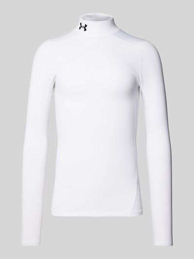 Under Armour Longsleeve mit Stehkragen und Logo-Stitching Weiss 2