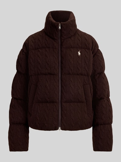 Polo Ralph Lauren Regular Fit Steppjacke aus Woll-Kaschmir-Mix Schoko 2