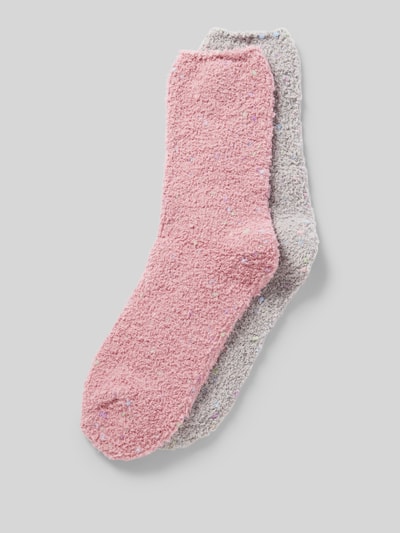 camano Socken aus Teddyfell Modell 'POMPOM' Rosa 1