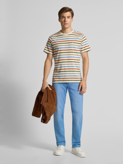 Brax Regular Fit Jeans im 5-Pocket-Design Modell 'Cadiz' Hellblau 1