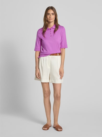 Christian Berg Woman Regular fit poloshirt met 1/2-mouwen Paars - 1