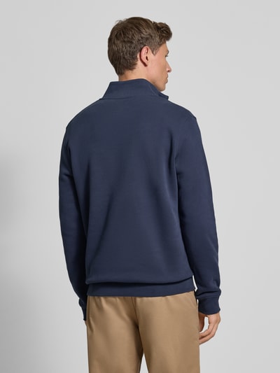 Armedangels Regular Fit Troyer aus reiner Baumwolle 'WAARLO FLEECE' Dunkelblau 5