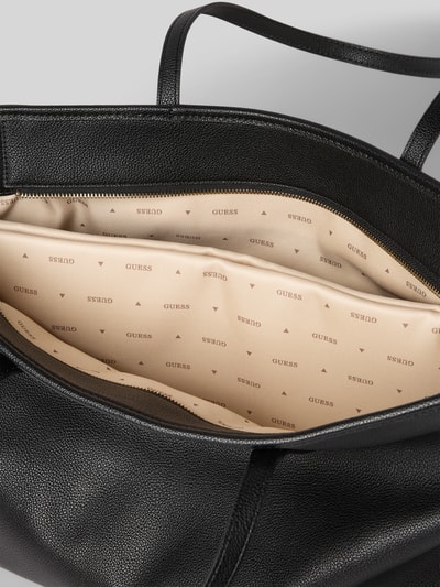 Guess Torba shopper z detalem z logo model ‘POWER PLAY II LARGE TECH’ Czarny 5
