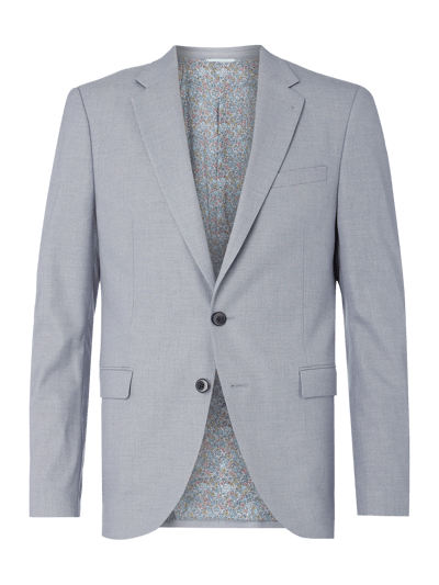 MCNEAL Slim Fit 2-Knopf-Sakko mit Stretch-Anteil  Bleu 2