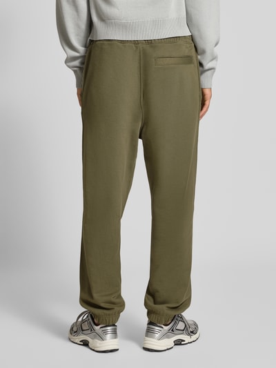 Hugo Blue Loose Fit Jogginghose aus reiner Baumwolle Modell 'NYROTRO' Oliv 5