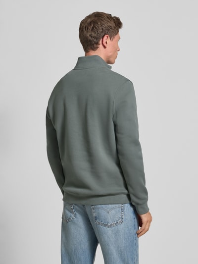 Armedangels Regular Fit Troyer aus reiner Baumwolle 'WAARLO FLEECE' Mittelgrau 5