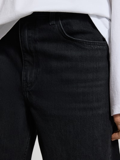 Mango Barrel Fit Jeans mit Eingrifftaschen Modell 'CHARLOT' Anthrazit 3