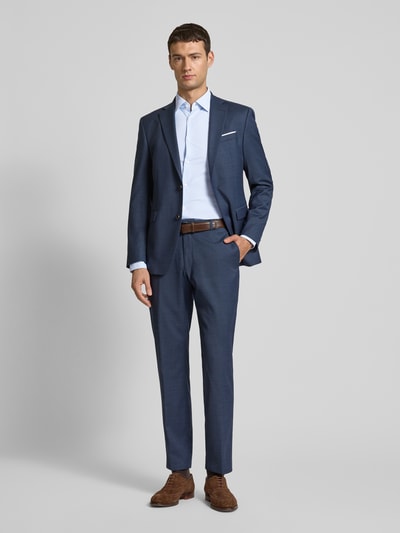 BOSS Slim Fit Business-Hemd mit Kentkragen Modell 'Hank' Bleu 1