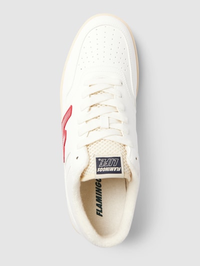 Flamingos Life Sneaker mit Label-Details Modell 'Retro 90s' Weiss 3