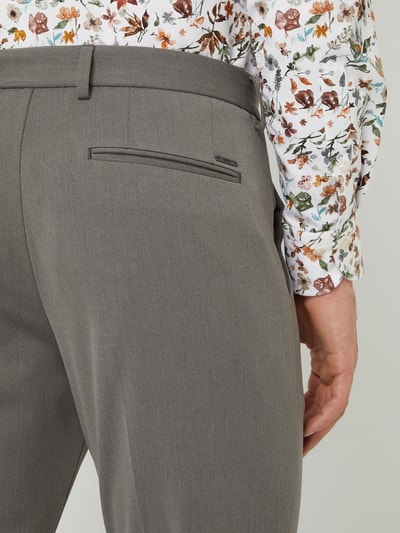 BOSS Pantalon met stretchgehalte Taupe - 3