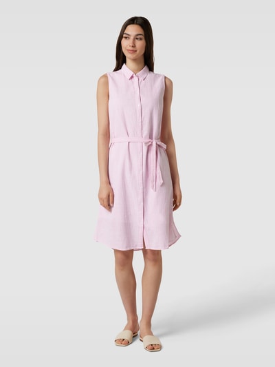 Tom Tailor Knielanges Kleid aus reiner Baumwolle Rose 4