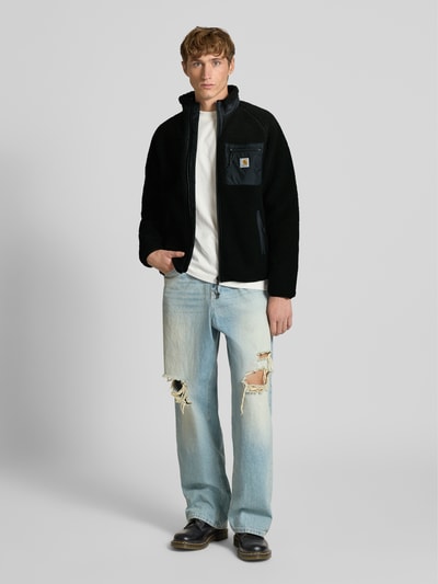 Carhartt Work In Progress Fleecejacke mit Brusttasche Modell 'PRENTIS LINER' Black 1